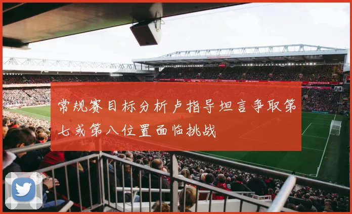 常规赛目标分析卢指导坦言争取第七或第八位置面临挑战